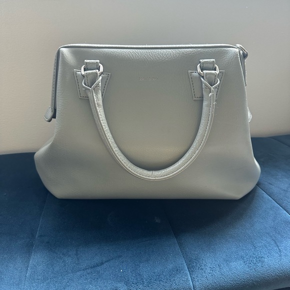 Matt & Nat Handbags - Matt & Nat Light Blue Vegan Leather Purse with Strap